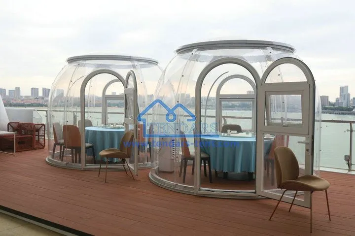 bubble tent restaurant